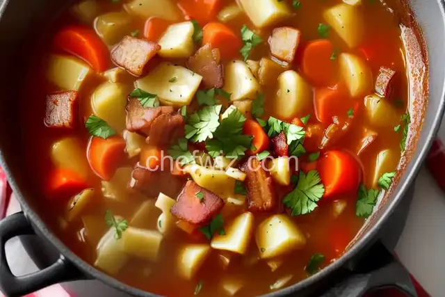 Irish Bacon And Cabbage Soup