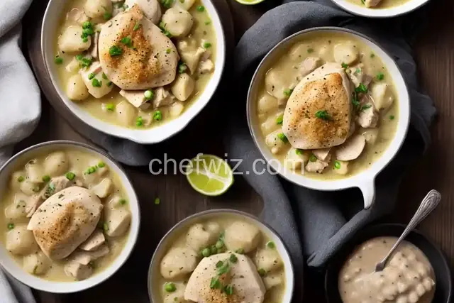 Irish Chicken and Dumplings