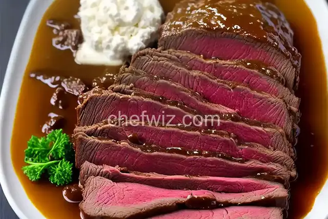 Irish Roast Beef with Guinness au Jus
