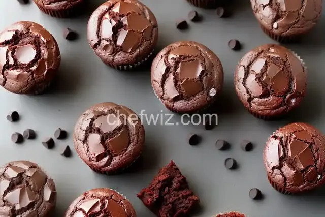 Irresistible Double Chocolate Muffins