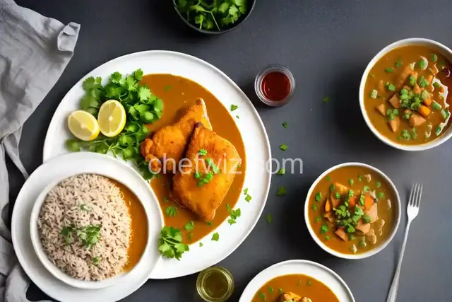 Island Fry Chicken with Ginger Gravy