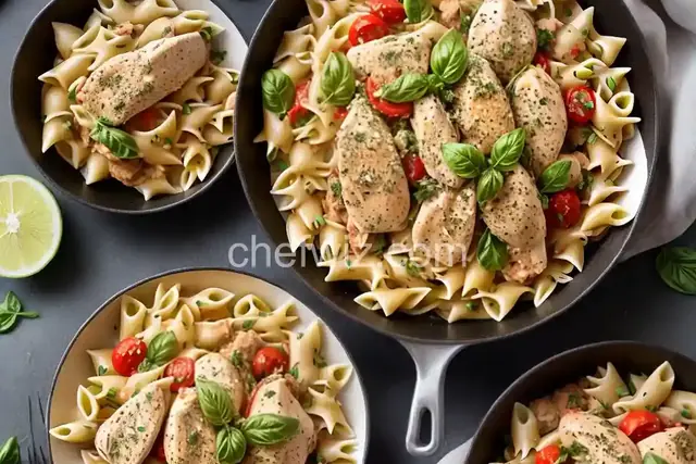 Italian Chicken Bow Tie Pasta