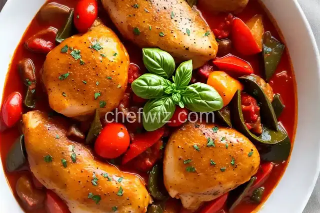 Italian Chicken Cacciatore