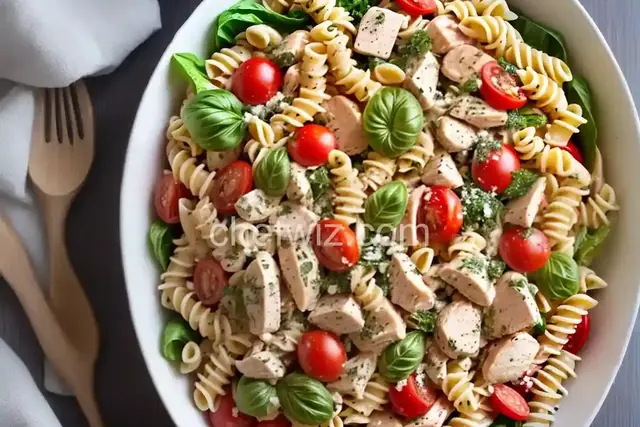 Italian Chicken Pasta Salad