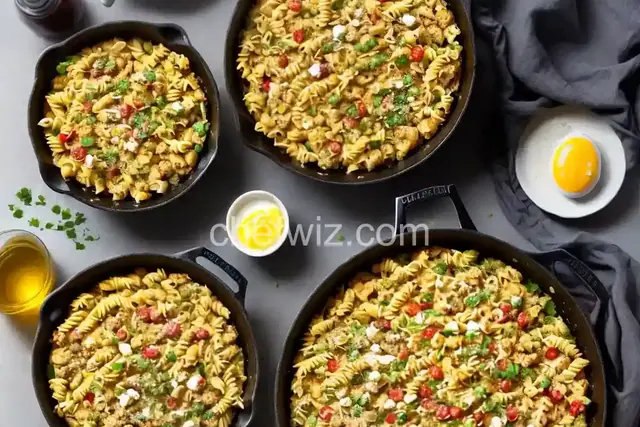 Italian Egg and Pasta Scramble