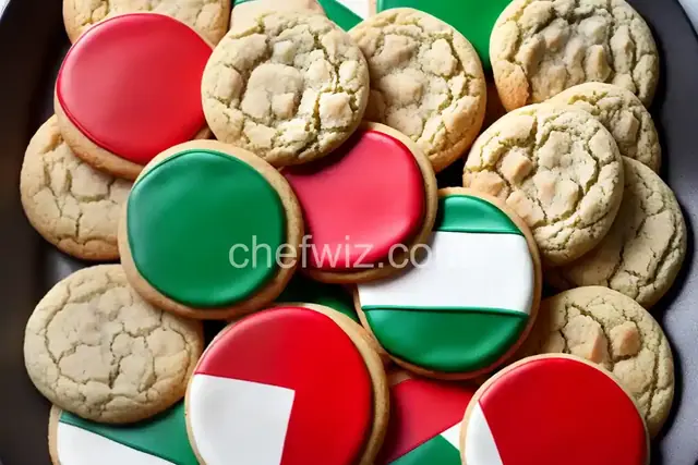 Italian Flag Cookies