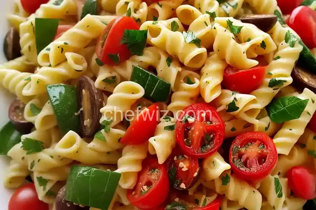 Italian Pasta Veggie Salad