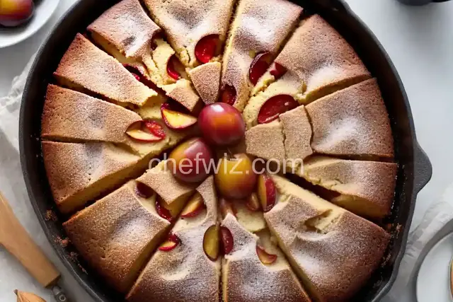 Italian Plum and Almond Cake