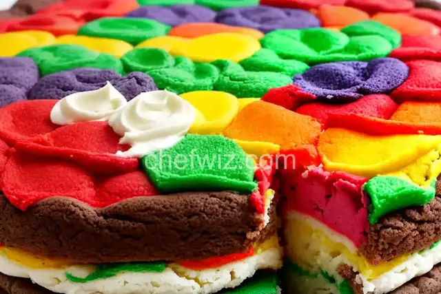 Italian Rainbow Cookie Cake