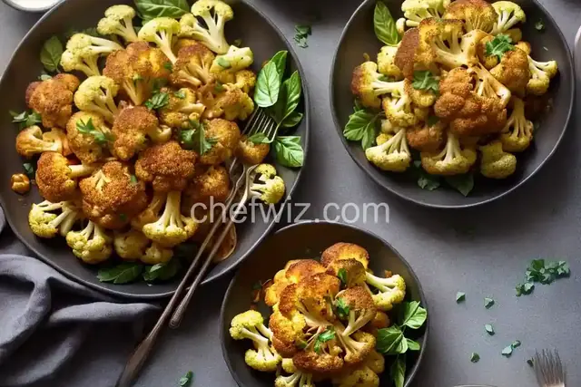 Italian Roasted Cauliflower