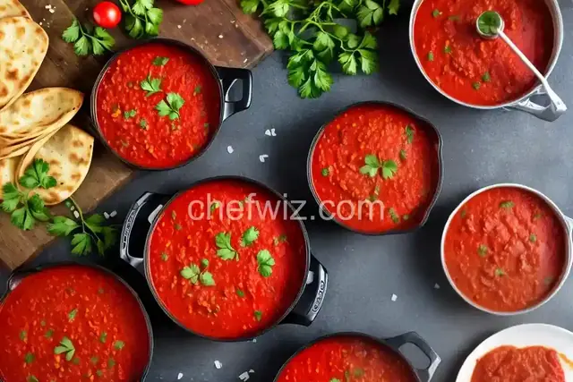 Italian Salsa Rossa (Tomato and Bell Pepper Sauce for Boiled Meats) Recipe