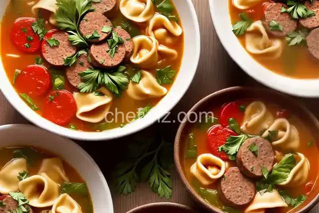 Italian Sausage Tortellini Soup