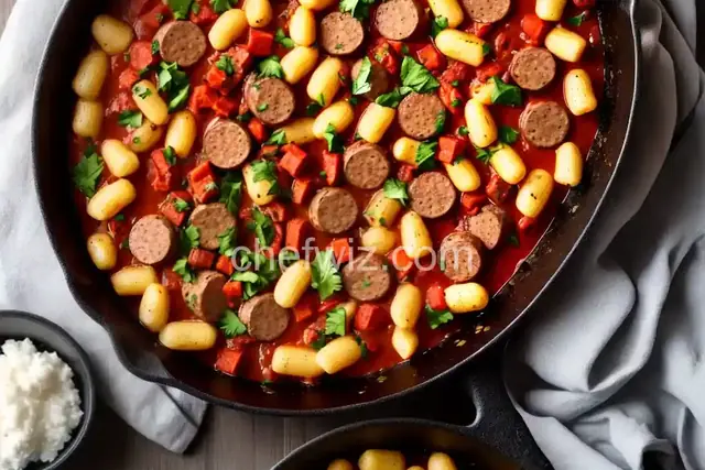 Italian Sausage and Gnocchi Skillet