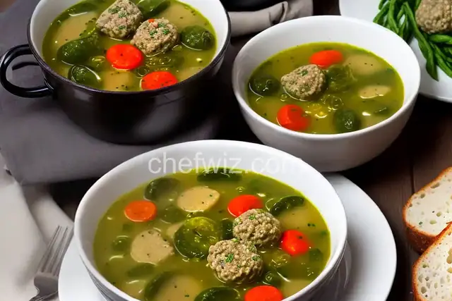 Italian Wedding Soup with Puntarelle