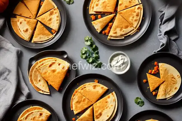 Jack 'O Lantern Quesadillas