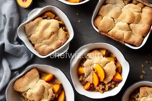 Jackie's Fresh Peach Cobbler