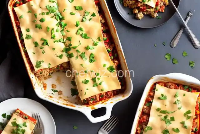 Jac's Ground Chicken Lasagna