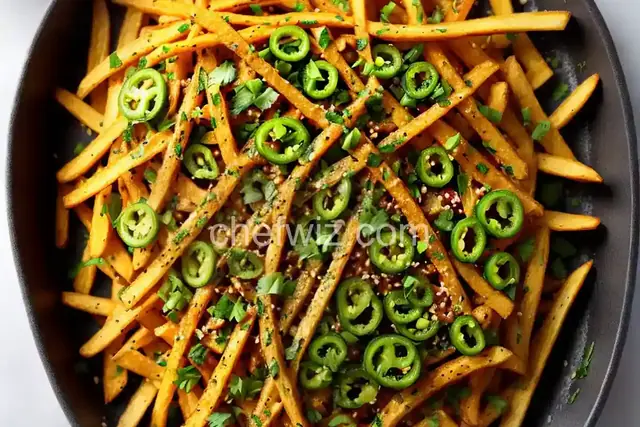 Jalapeno Fries with Roasted Garlic Ranch