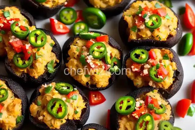 Jalapeno Popper Mushrooms
