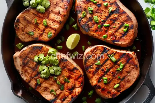 Jalapeño-Marinated Grilled Pork Chops
