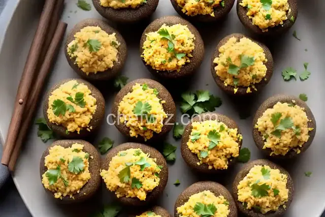 Jalape�o Popper Stuffed Mushrooms
