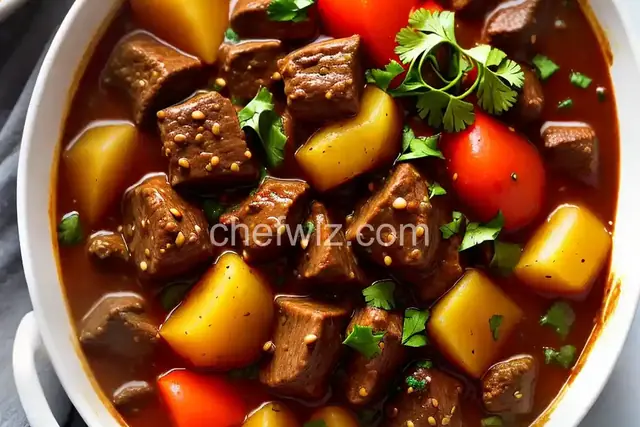 Jamaican Beef Stew With Rice Recipe