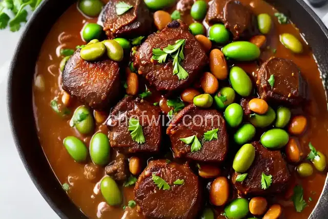 Jamaican Oxtail with Broad Beans