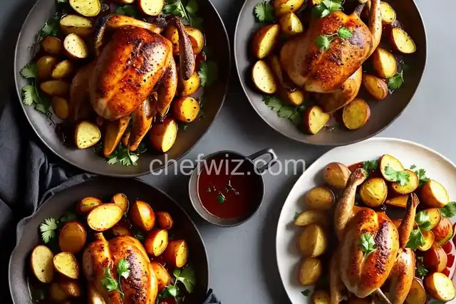 Jamie Oliver's Empire Chicken with Bombay-style Roast Potatoes