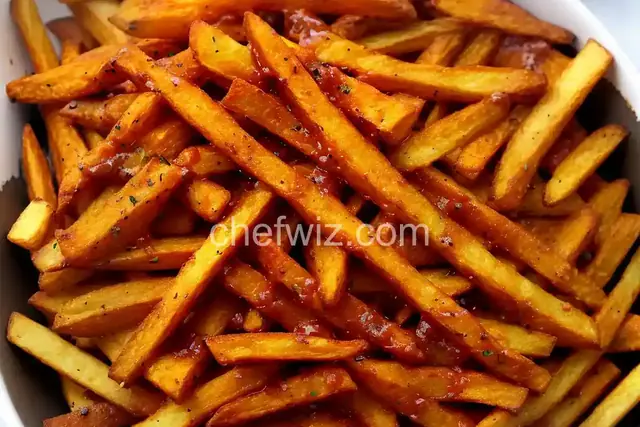 Janette's Oven-Baked French Fries with Homemade Ketchup