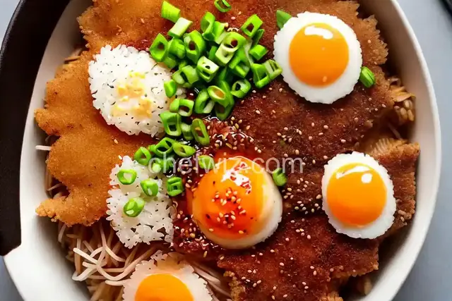 Japanese-Style Crispy Fried Pork Bowl (Tonkatsu Donburi)