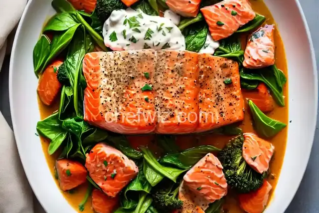 Jason's Salmon Florentine