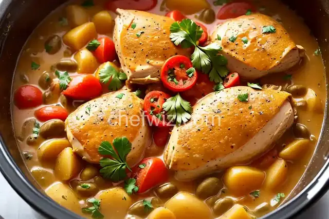 Jenny's Cuban-Style Slow-Cooker Chicken Fricassee