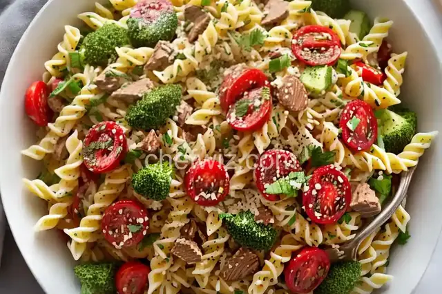 Jenny's High-Protein Pasta Salad