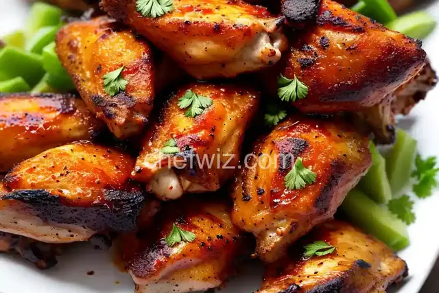 Jerk Grilled Chicken Wings