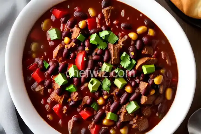 Jerre's Black Bean and Pork Tenderloin Slow Cooker Chili