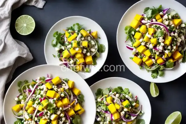 Jicama Mango Salad with Cilantro and Lime