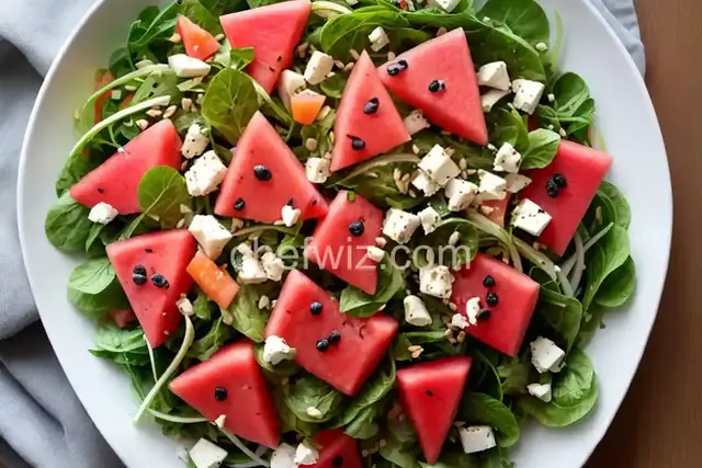 Jicama and Watermelon Salad