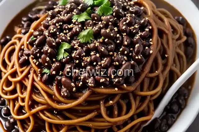 Jjajangmyeon (Korean Black Bean Noodles) Recipe