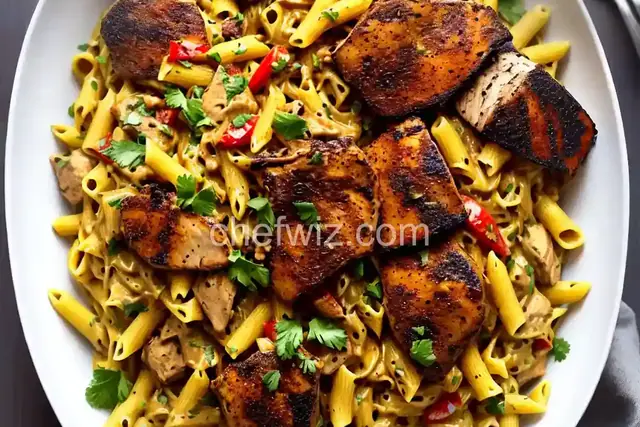 Joel's Jerk Chicken Pineapple Pasta