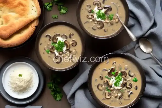 Joe's Homemade Mushroom Soup