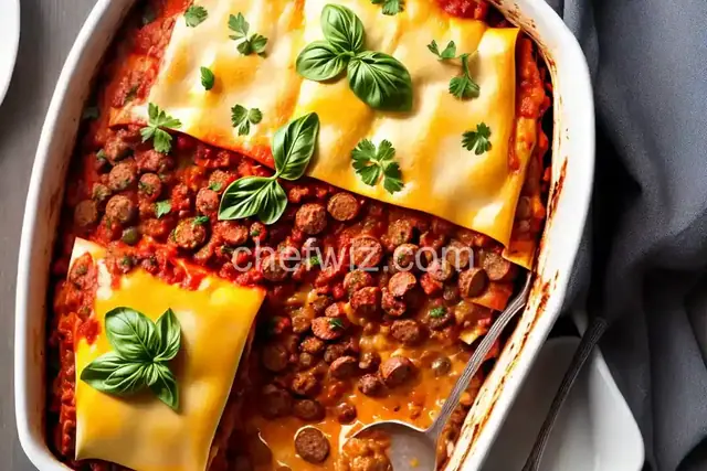 Johnsonville® Italian Sausage Lasagna