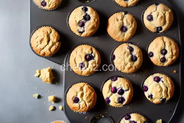Jordan Marsh Style Blueberry Muffins
