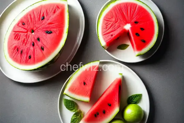 Juicy Watermelon Sorbet