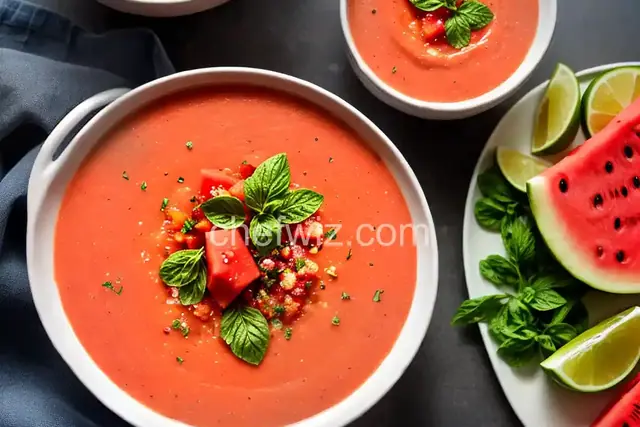 Julia's Watermelon Gazpacho