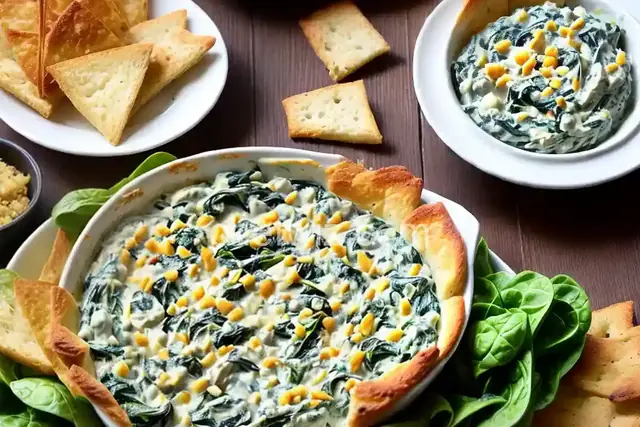 Justine's Artichoke Chicken Spinach Dip