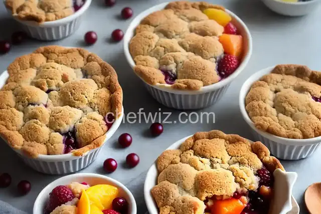 KK's Three Fruit Cobbler