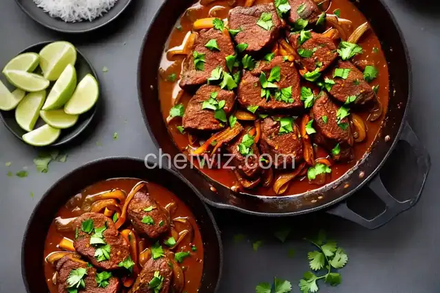 Kabab Halla (Egyptian Braised Beef With Onions)