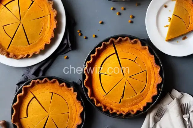 Kabocha Squash Pie with Spiced Crust