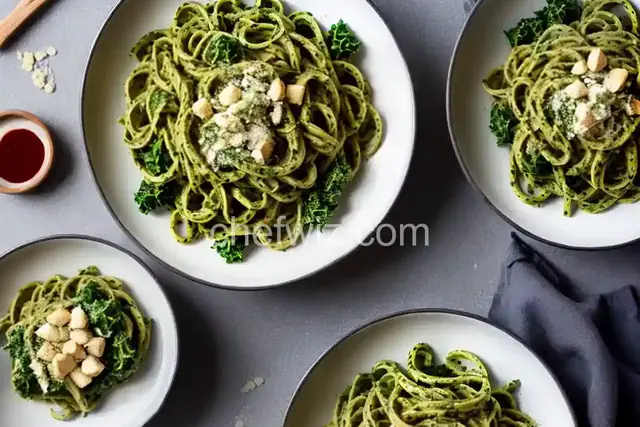 Kale Pesto With Whole Wheat Pasta