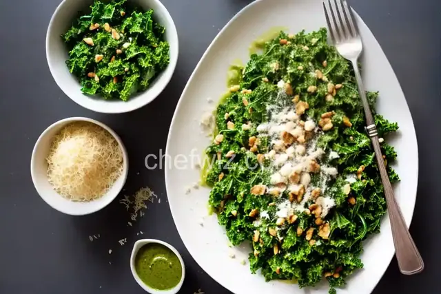 Kale Pesto with Walnut and Parmesan